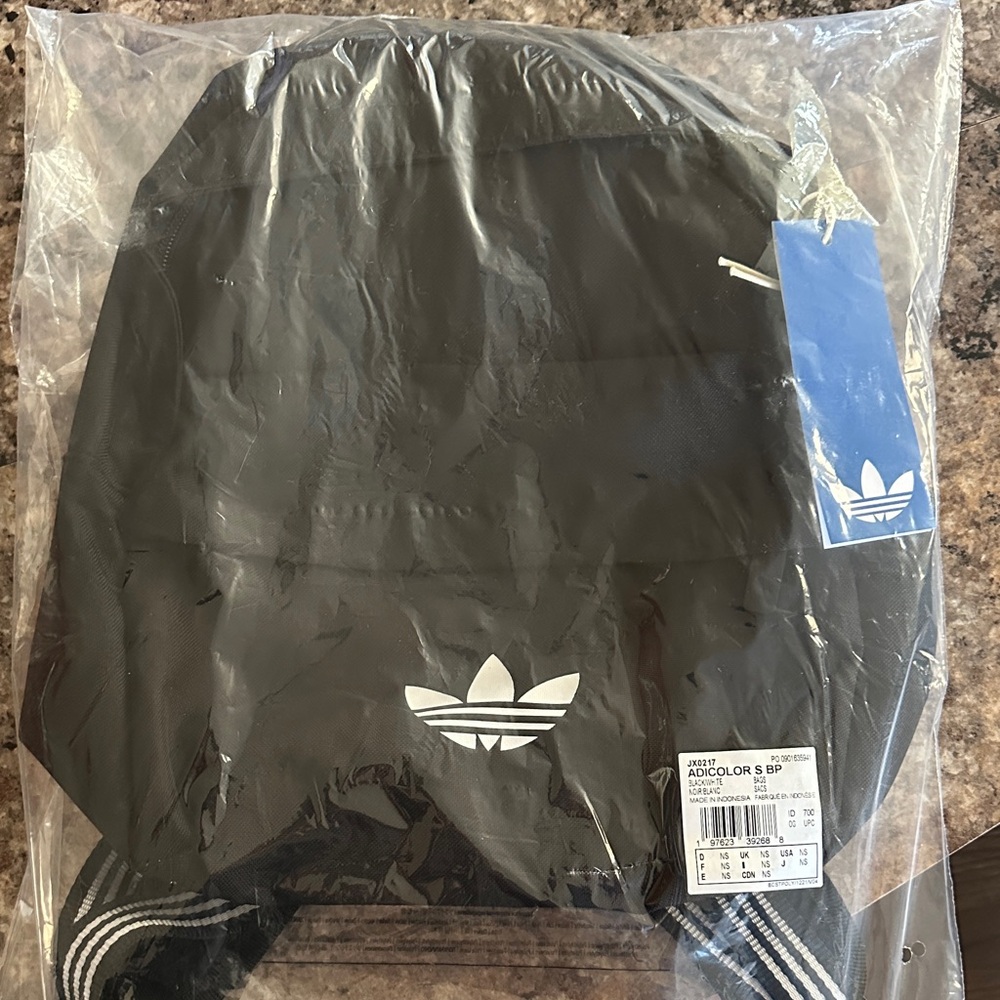 Adidas mini Backpack with White Trefoil